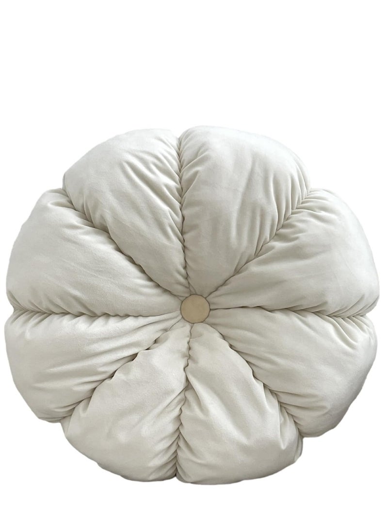Soft Pumpkin-Shaped Window Cushion – Handmade Chair & Sofa Pillow for Office, Staff, and Student Comfort (45 x 45 cm) – Cozy Decorative Cushion for Window Seat, Relaxation Pillow for Office Chair, Study Room, and Home Décor – Comfortable Support Pillow for Sitting, Plush Throw Pillow for Couch