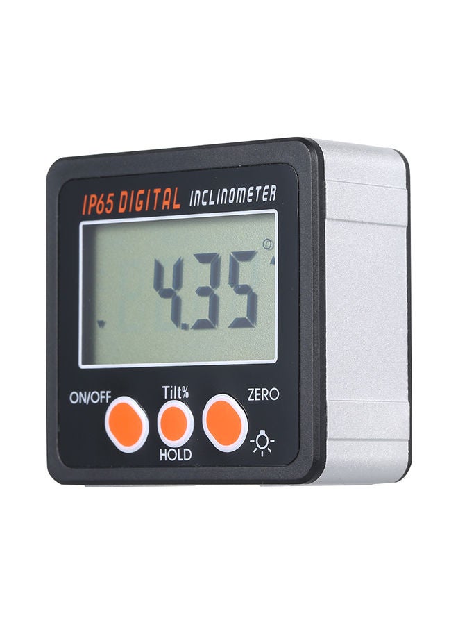 Multi-Functional Digital Inclinometer Electronic Protractor Black 8.00X3.50X6.50centimeter