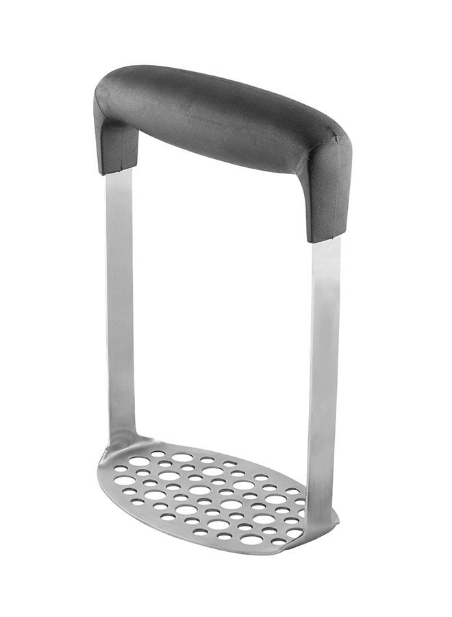 Lightweight Potato Masher Silver/Black 12.3x7.3x17.5cm