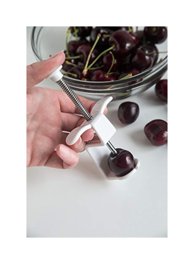Cherry And Olive Pitter White/Silver 1.5x4.5x8.6inch