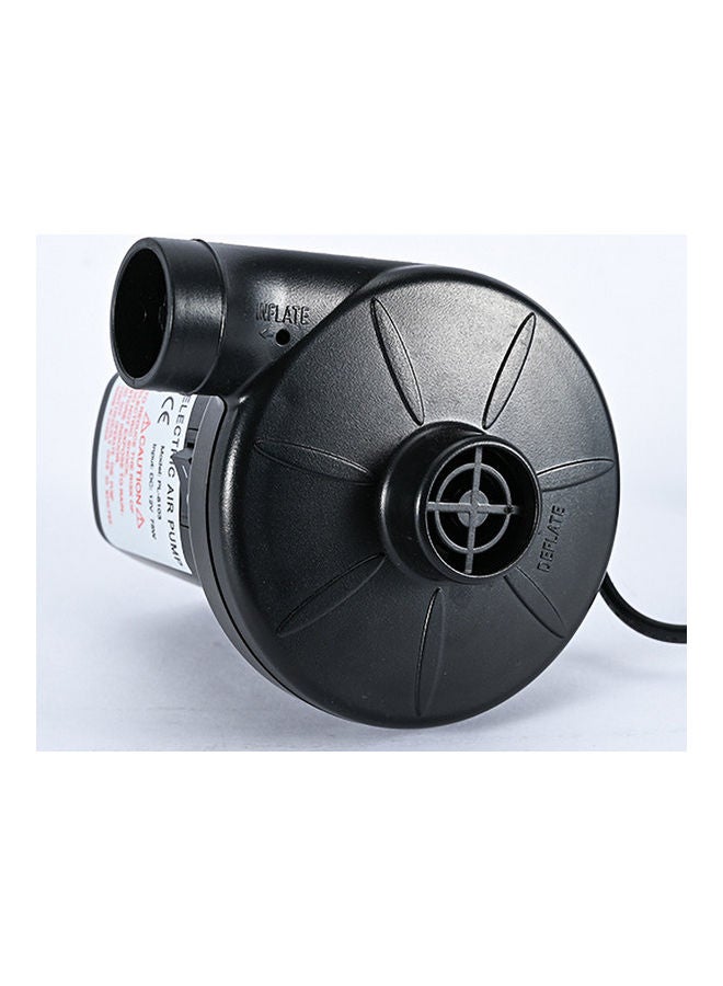 12V Multi-Purpose Electric Air Pump Black 13x10x12cm