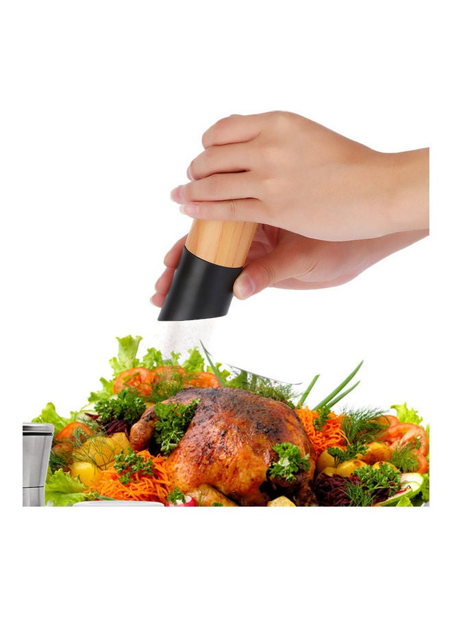 Handheld Seasoning Pepper Mill Grinder Brown/Black