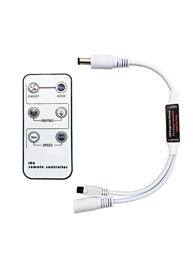 Mini Dimmer With Remote Control White