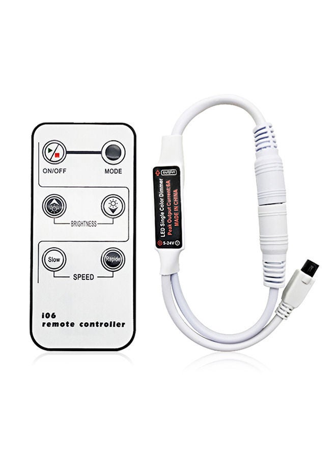 Mini Dimmer With Remote Control White