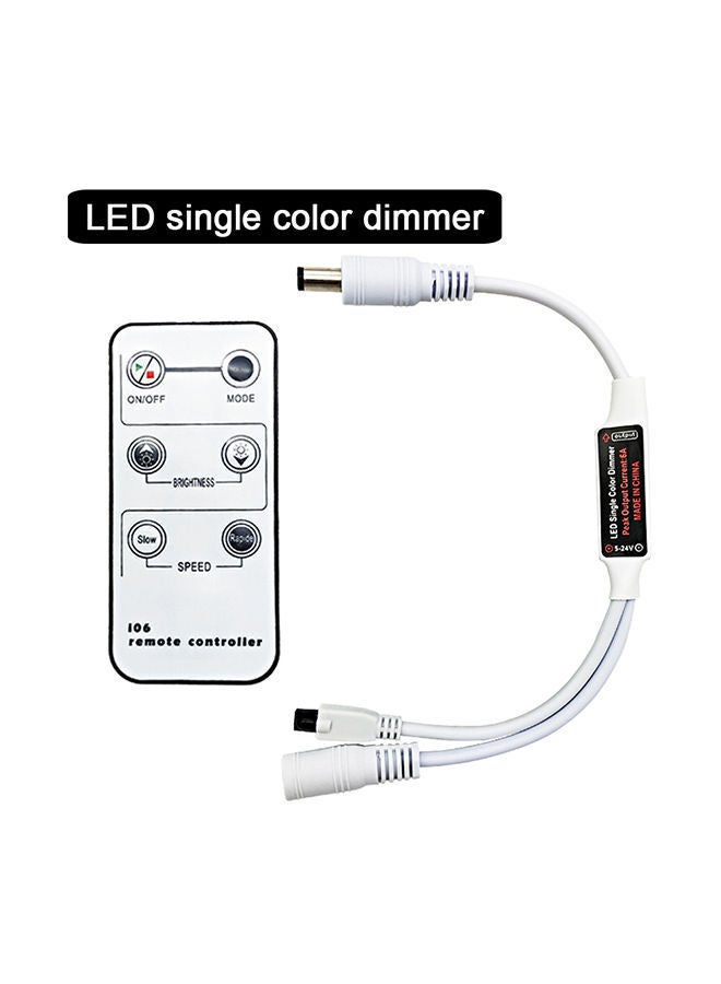 Mini Dimmer With Remote Control White