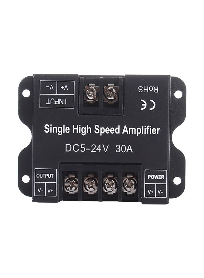 Single High Speed Amplifier Black