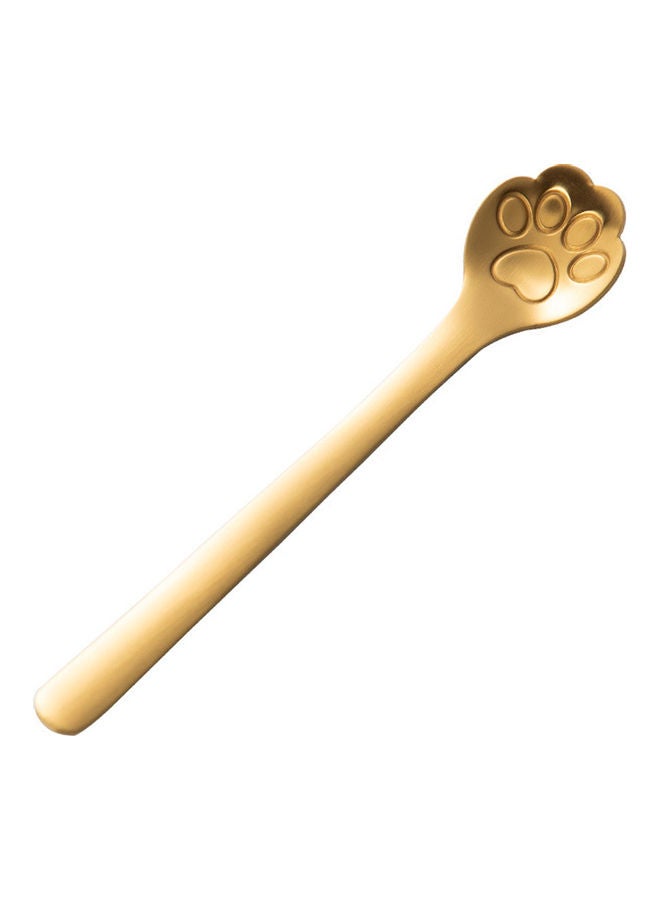 Stainless Steel Coffee Drink Dessert Kitchen Mixing Spoon Gold