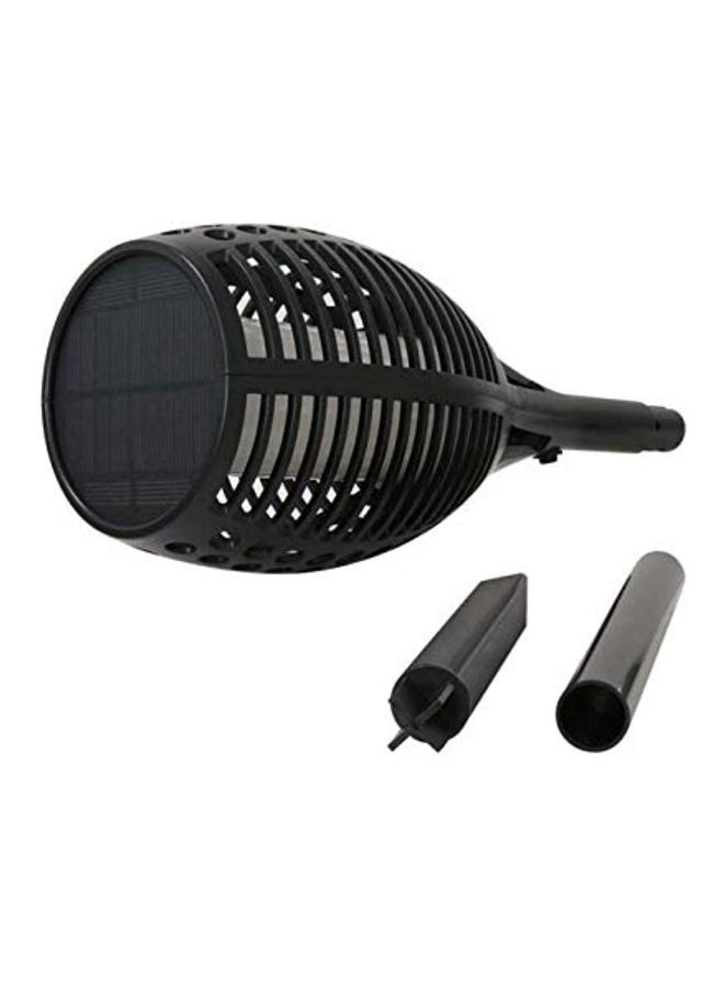 96 LED Solar Path Torch Light Black