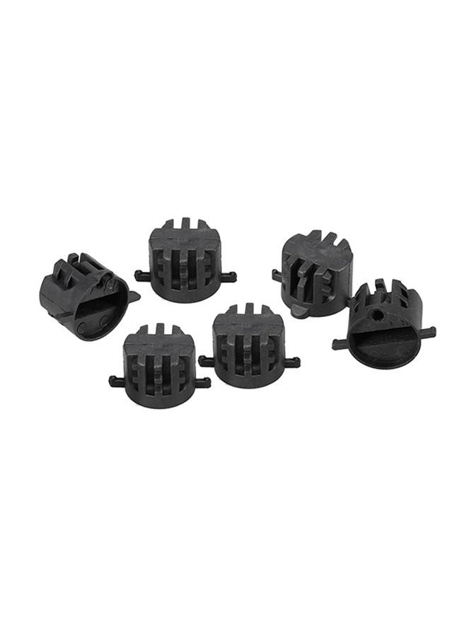 6 PCS Surfboard Rail Plug FCS Fin Plugs with 9MM Screws Leash