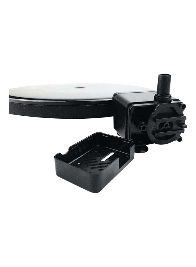 Solar Water Pump Small Fountain Black