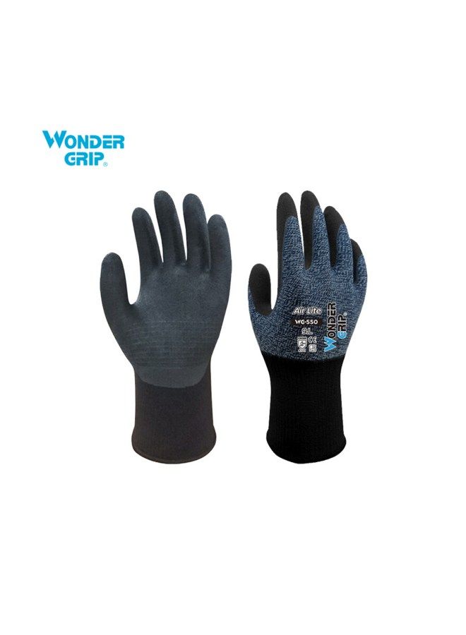 Universal Abrasion-Proof Gardening Safety Gloves Black/Grey