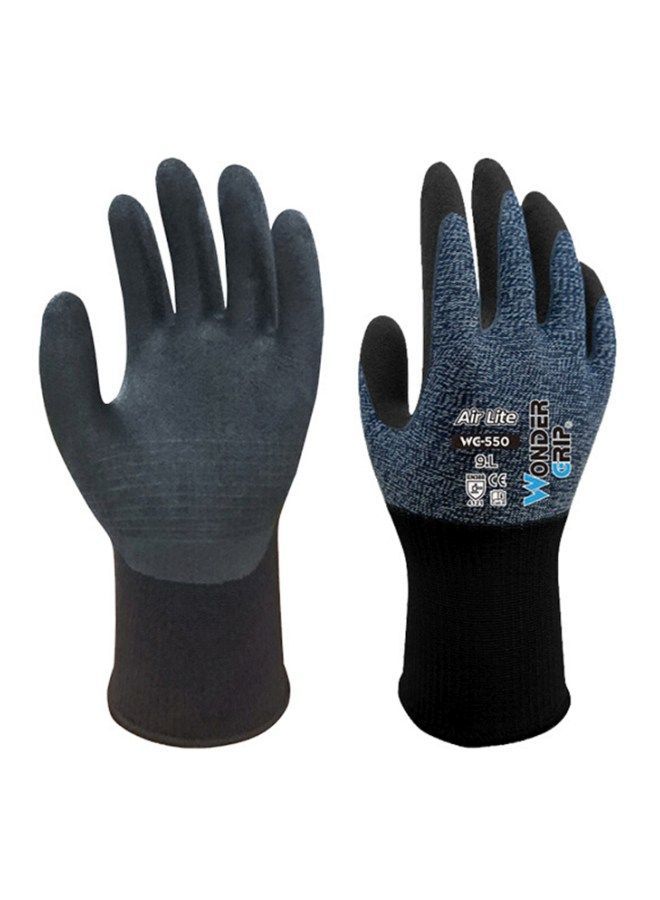 Universal Abrasion-Proof Gardening Safety Gloves Black/Grey