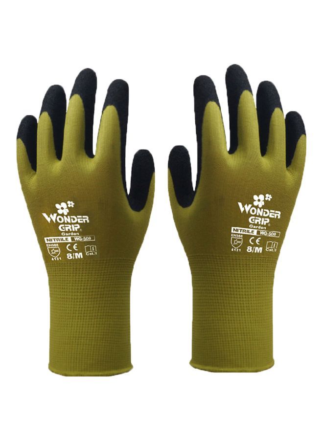 Abrasion-Proof Nylon Safety Gloves Green