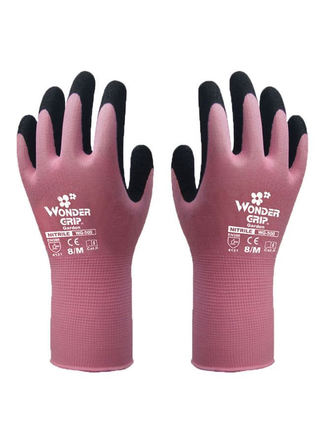 Abrasion-Proof Nylon Safety Gloves Pink