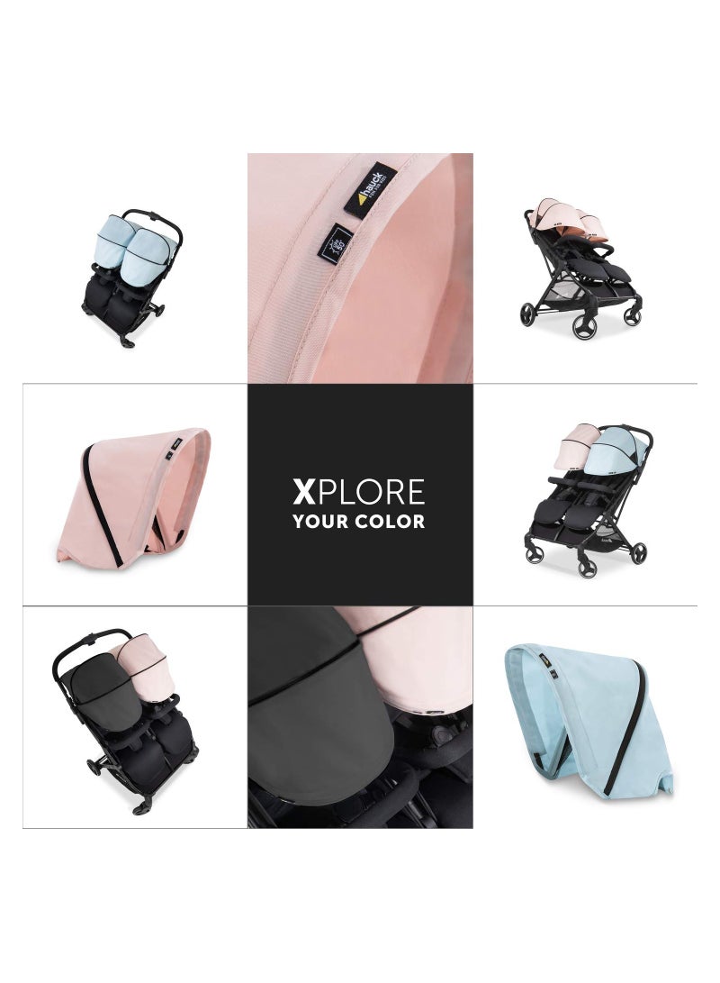 Stroller  Swift X Duo Canopy - Rose