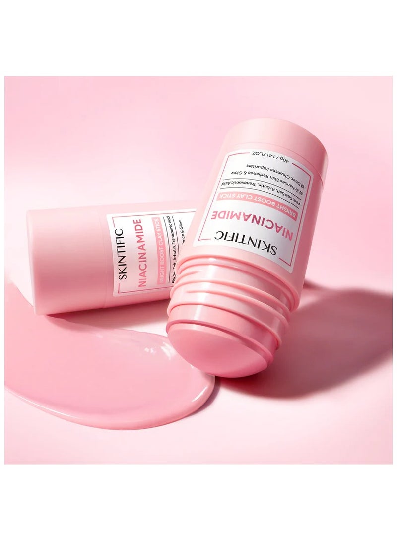 Niacinamide Bright Boost Clay mask Stick