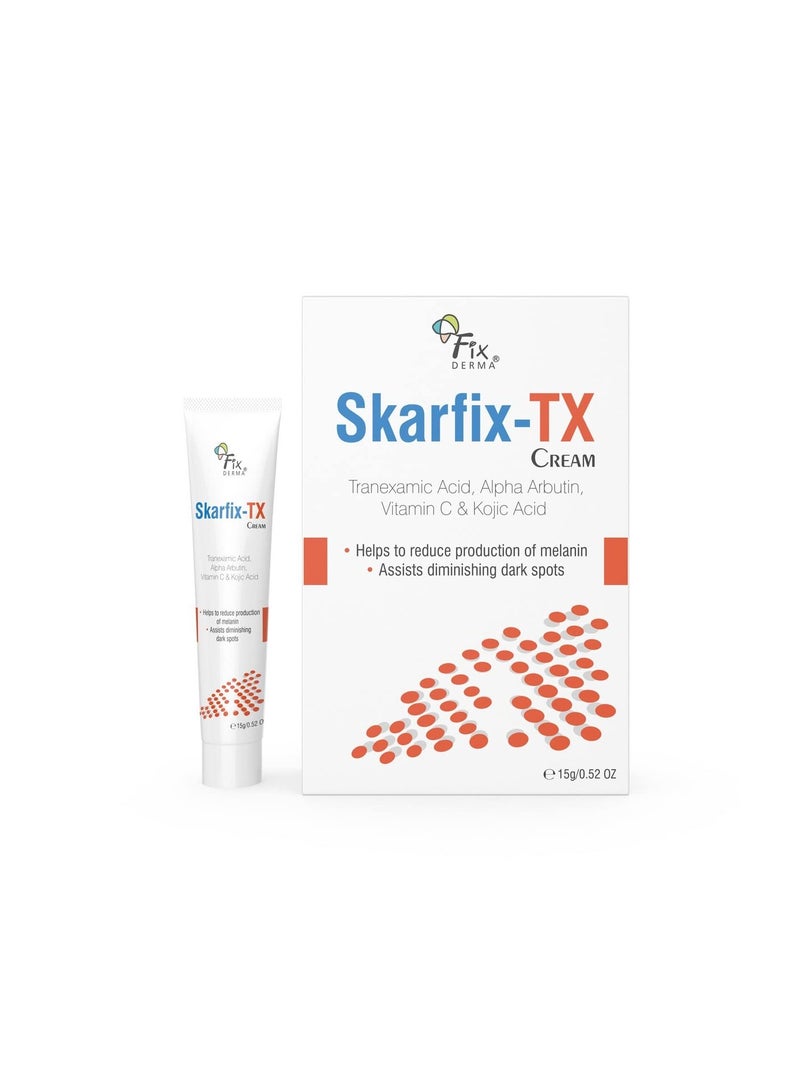 Fixderma 10% Tranexamic Acid + 2% Kojic Acid + 1% Arbutin SKARFIX -TX Face Cream 15 g (Pack of 1)