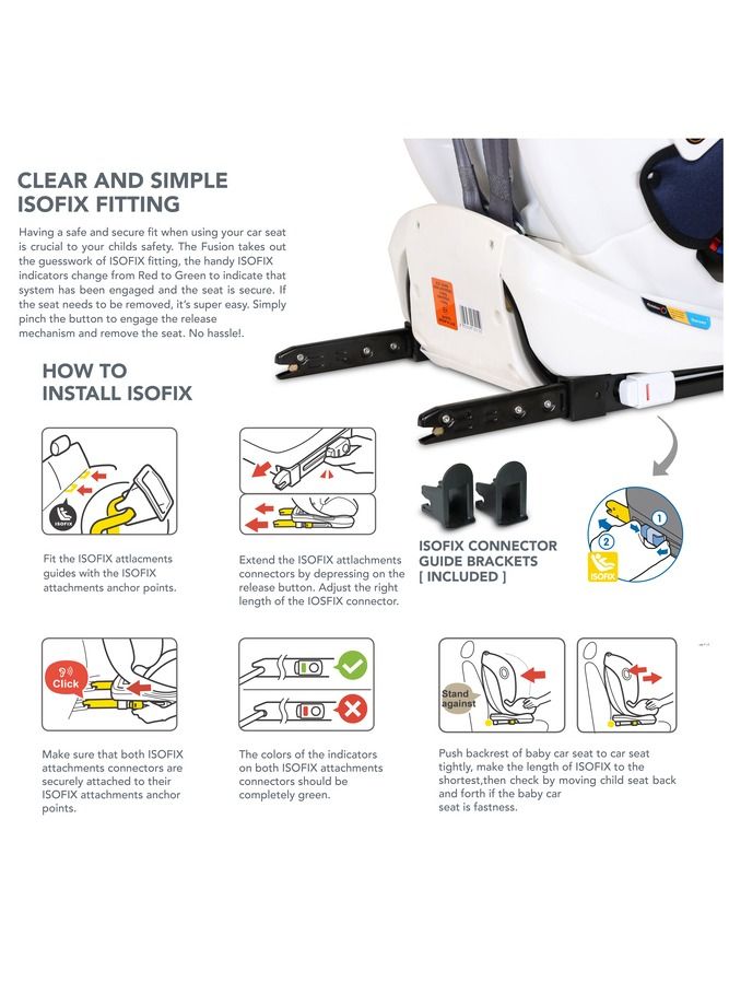 Nurtur Liberty BabyKids 4in1 Car Seat  360  Rotation  Leg Support  ISOFIX –10level Adjustable Headrest with Canopy  0 months to 12 years  Upto 36kg Official Nurtur Product
