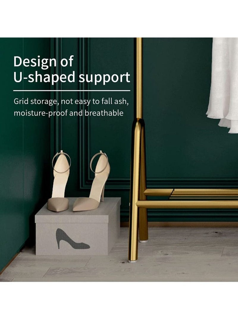 Modern Garment Clothes Rack Retail Display Hanger Stand Freestanding 2 Hooks Easy Assemble Clothing 120cm length