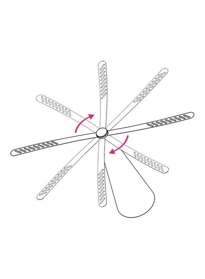 Fly Repellent Fan silver