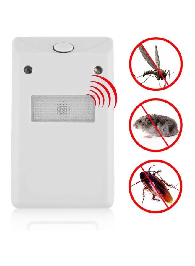 Ultrasonic Mosquito Killer White 95x55x35millimeter