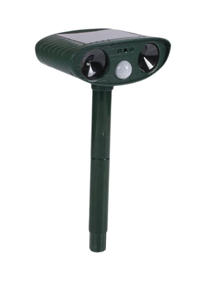 Solar Waterproof Ultrasonic Animal Repeller Pest Green