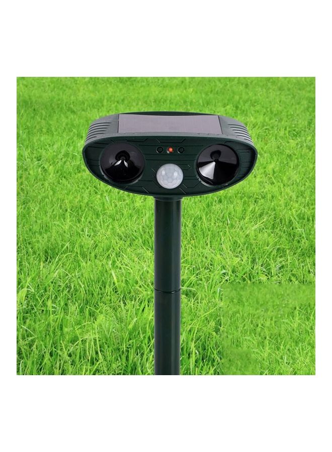 Solar Waterproof Ultrasonic Animal Repeller Pest Green