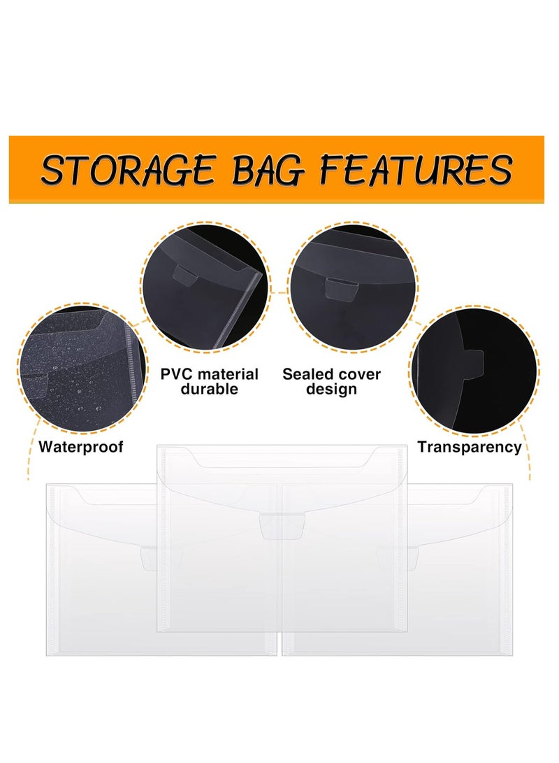 20PCS Magnetic Sheets for Dies Storage, Stamp and Die Storage Bag and Rubber Magnetic Sheets, Die Storage Set for Storage Die Cutting、DIY Scrapbooking, Die Cut Storage for Card Making Supplies