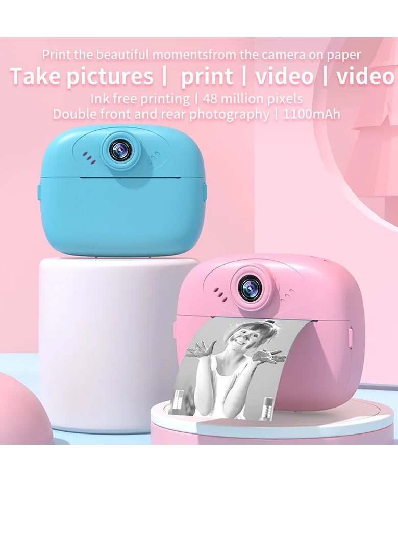 Instant Printing Mini Portable Print Digital Camera for Children