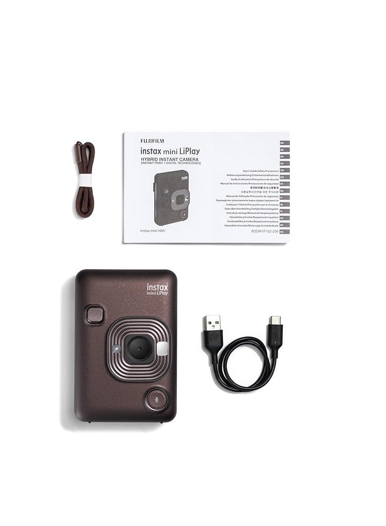 Instax Mini Liplay Hybrid Instant Camera - Deep Bronze