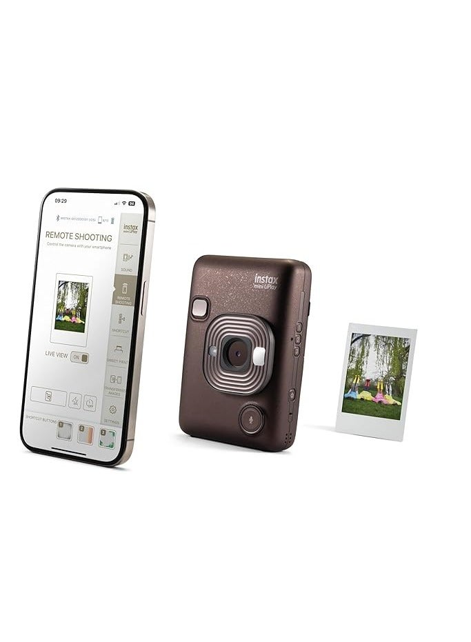 Instax Mini Liplay Hybrid Instant Camera - Deep Bronze