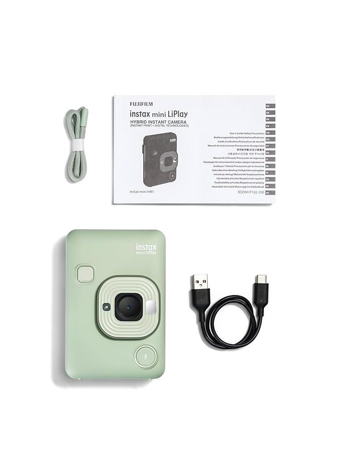 Instax Mini Liplay Hybrid Instant Camera - Matcha Green