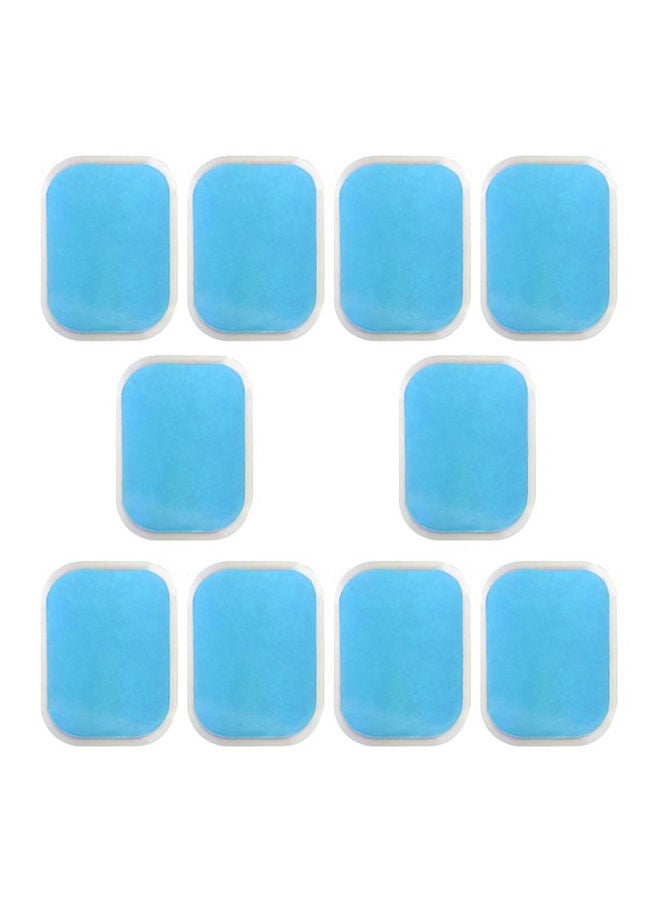 10-Piece Abdomen Muscle Trainer Gel Pad