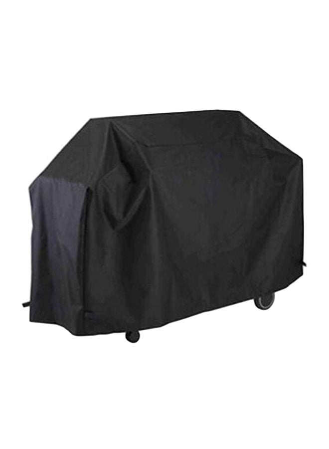 Waterproof BBQ Heavy-Duty Smoker Grill Cover Black 145cm