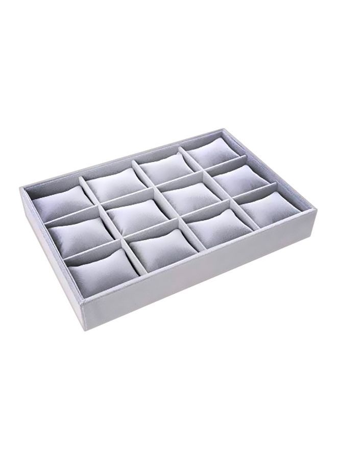 12-Compartment Watch Organizer