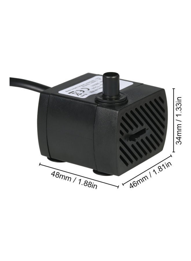 Submersible Water Pump for Fountains Pond Black