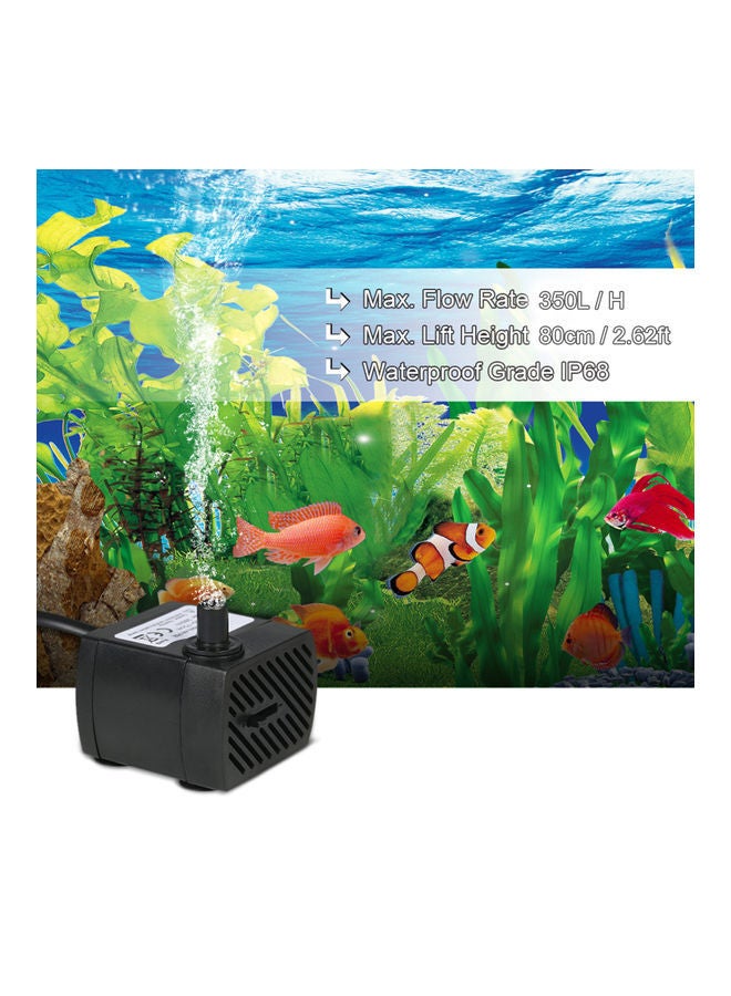 Submersible Water Pump for Fountains Pond Black