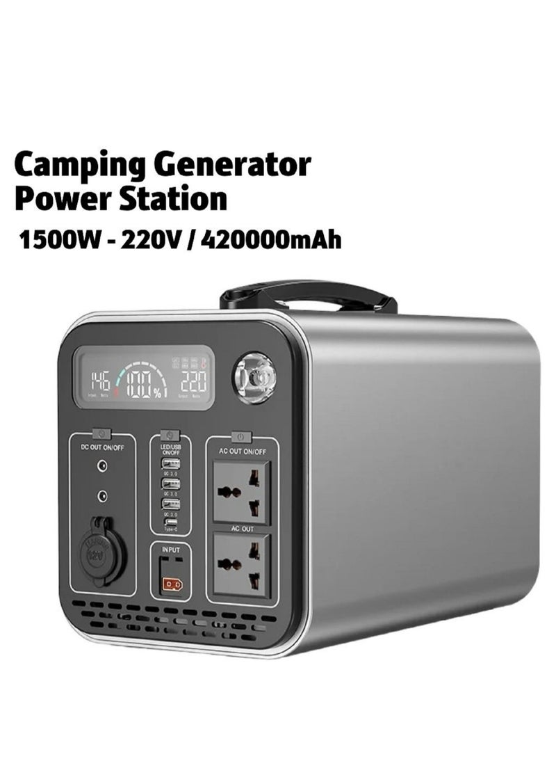 Portable Power Station 420000 Mah 1500 W