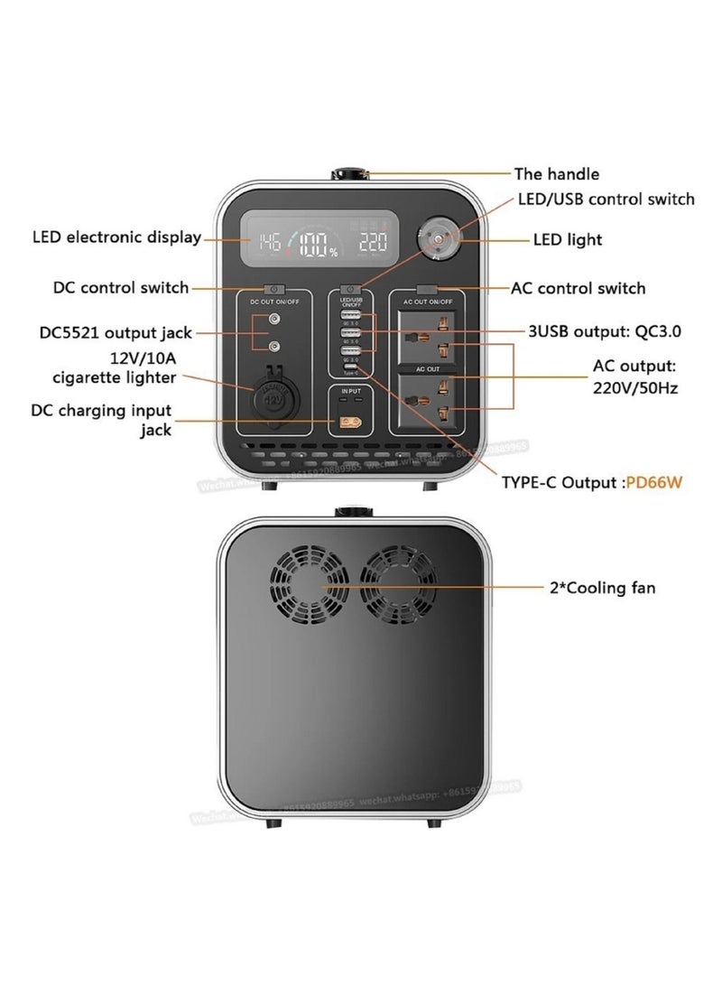 Portable Power Station 420000 Mah 1500 W