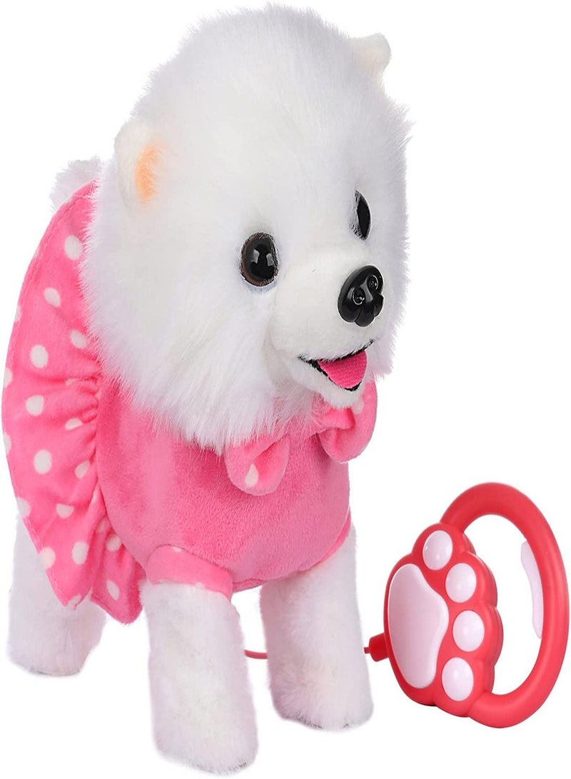 Electronic Plush Dog Toy, Singing Walking and Barking, Interactive Puppy with Remote Control Leash for Kids Toddler Gifts Birthday Girls Boys, Fun Toys Pets