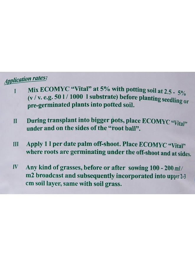 Ecomyc  Mycorrhizae - 10 Ltr