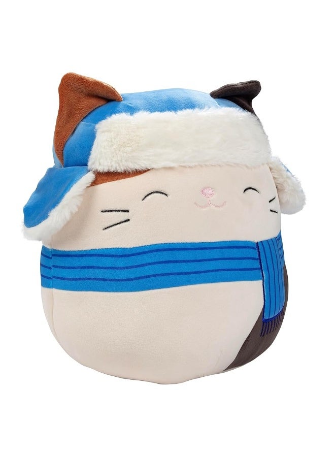 Squishmallows 10-Inch Cam The Cat - Official Jazwares Plush - Collectible Soft & Squishy Kitty Stuffed Animal Toy - Add to Your Squad - Gift for Kids, Girls & Boys