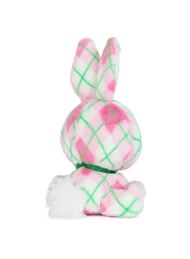 P.Lushes Pets Kennedy Karrats Designer Fashion Plush Toy, Collectible Bunny Stuffed Animal, Pink and Green, 6â€