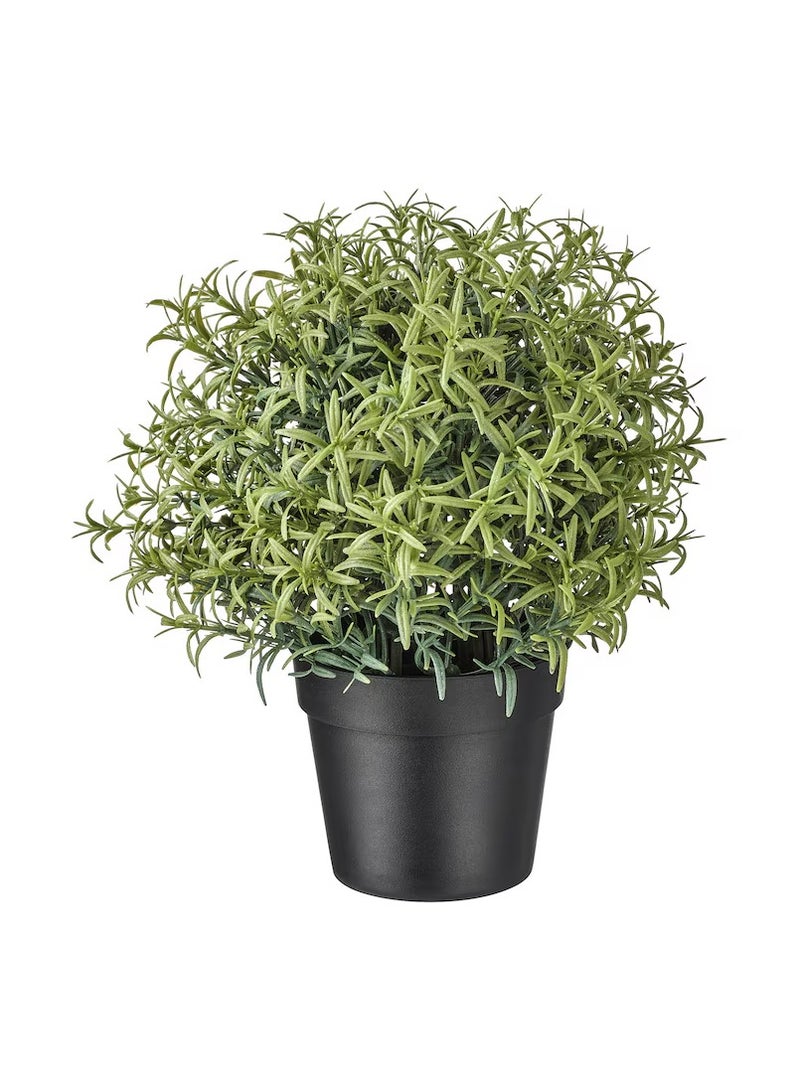 Artificial potted plant, Rosemary, 9 cm