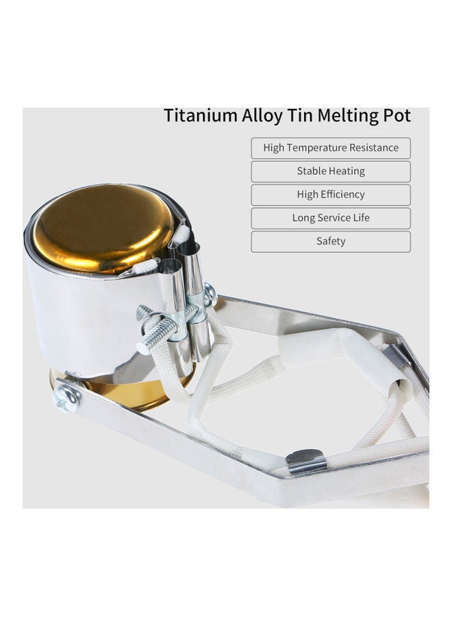 Portable Temperature Adjustable Titanium Alloy Tin Furnace Yellow