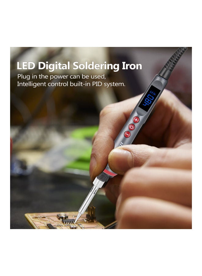 Digital Soldering Iron Set Multicolour