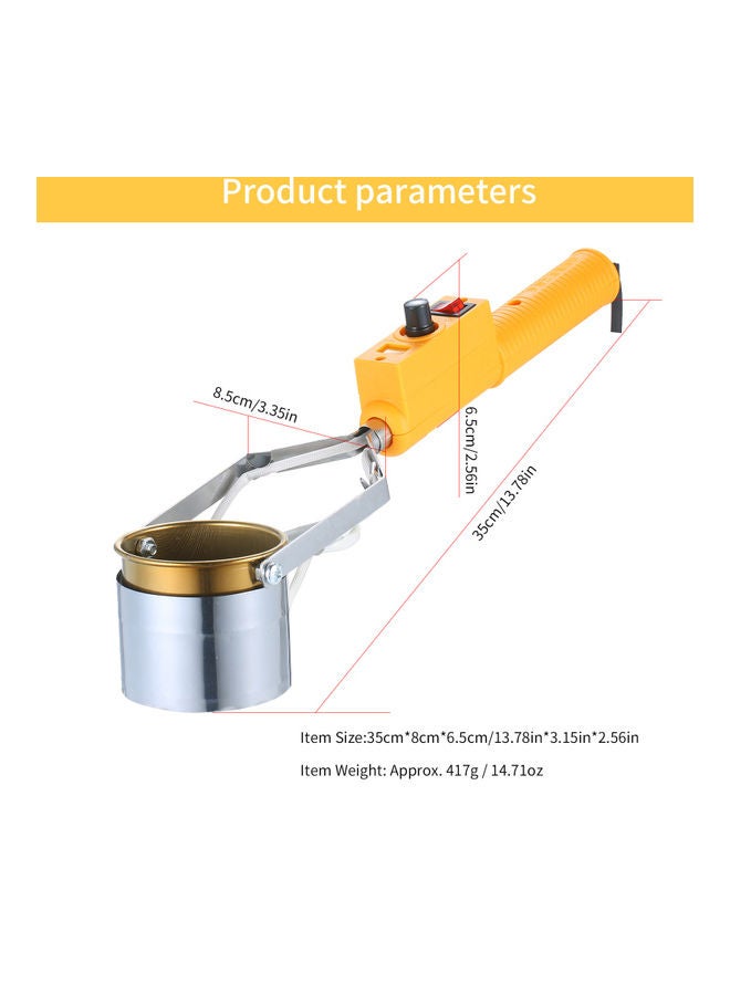 Portable Temperature Adjustable Titanium Alloy Tin Furnace Yellow