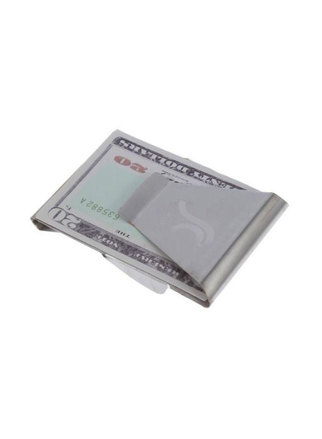 Stainless Steel Money Clip Silver