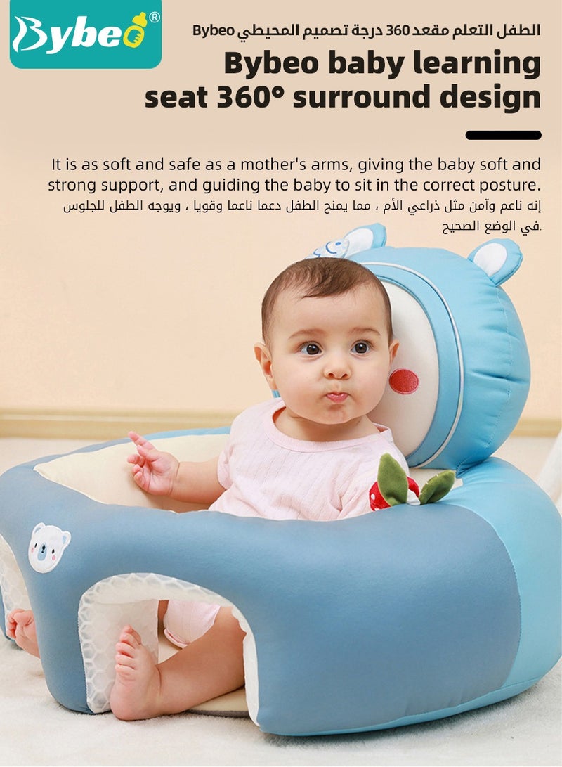 Baby Sitting Support Seat Sofa, Baby Sofa Learn Sitting Chair, Baby Sitting Chair, Infant Sit-up Sofa, Infant Floor Seat With Back Support, Toddler Activity and Feeding Seat, Gift for Kids Boy Girl