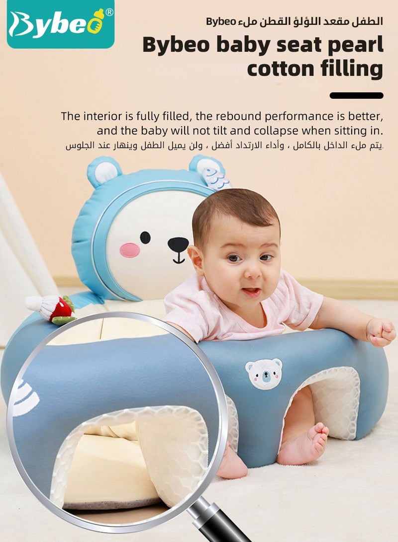 Baby Sitting Support Seat Sofa, Baby Sofa Learn Sitting Chair, Baby Sitting Chair, Infant Sit-up Sofa, Infant Floor Seat With Back Support, Toddler Activity and Feeding Seat, Gift for Kids Boy Girl